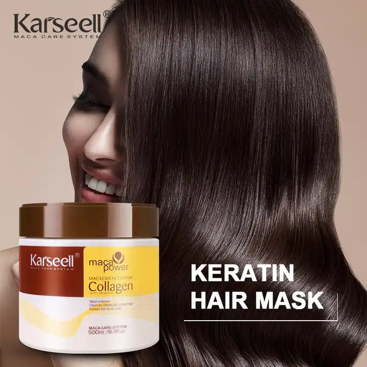 Karseell Collagen Hair Treatment Mask For Dry Damaged & All Hair Types - 500ml